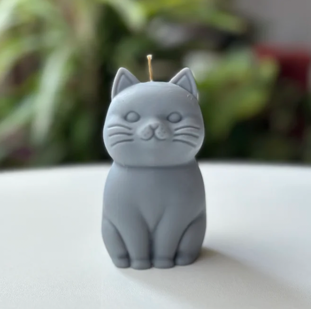 Vela Gato Sentado – Para Amantes de los Gatos
