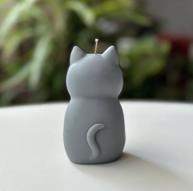 Vela Gato Sentado – Para Amantes de los Gatos
