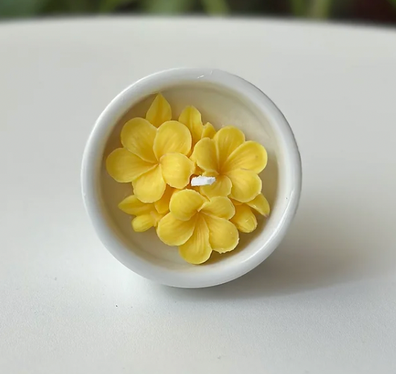 Vela Plumeria – Elegancia Floral en tu Espacio