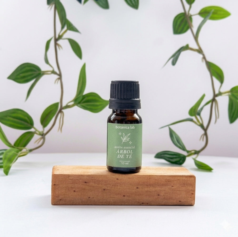 Aceite esencial de árbol de té Botánica Lab 10 ml para purificar la piel, cuero cabelludo y aromaterapia