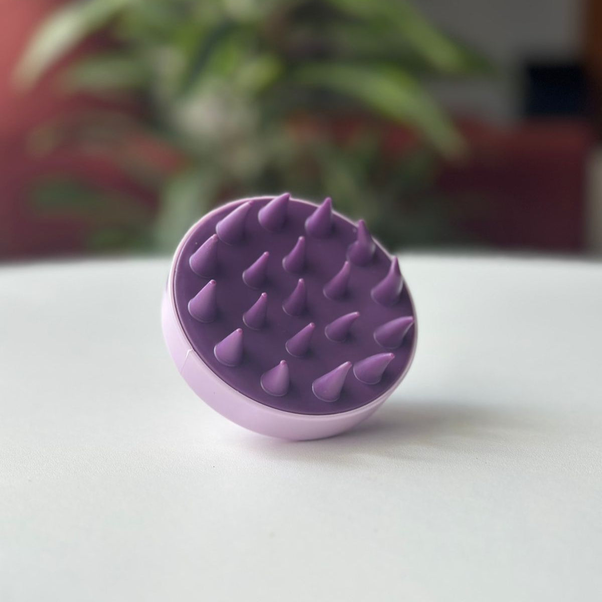 Masajeador de cuero cabelludo de silicona para estimular el crecimiento del cabello y aplicar shampoo
