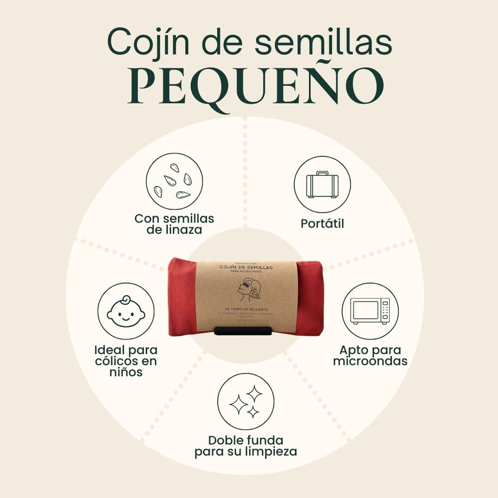 Cojín Terapéutico de Semillas Pequeño