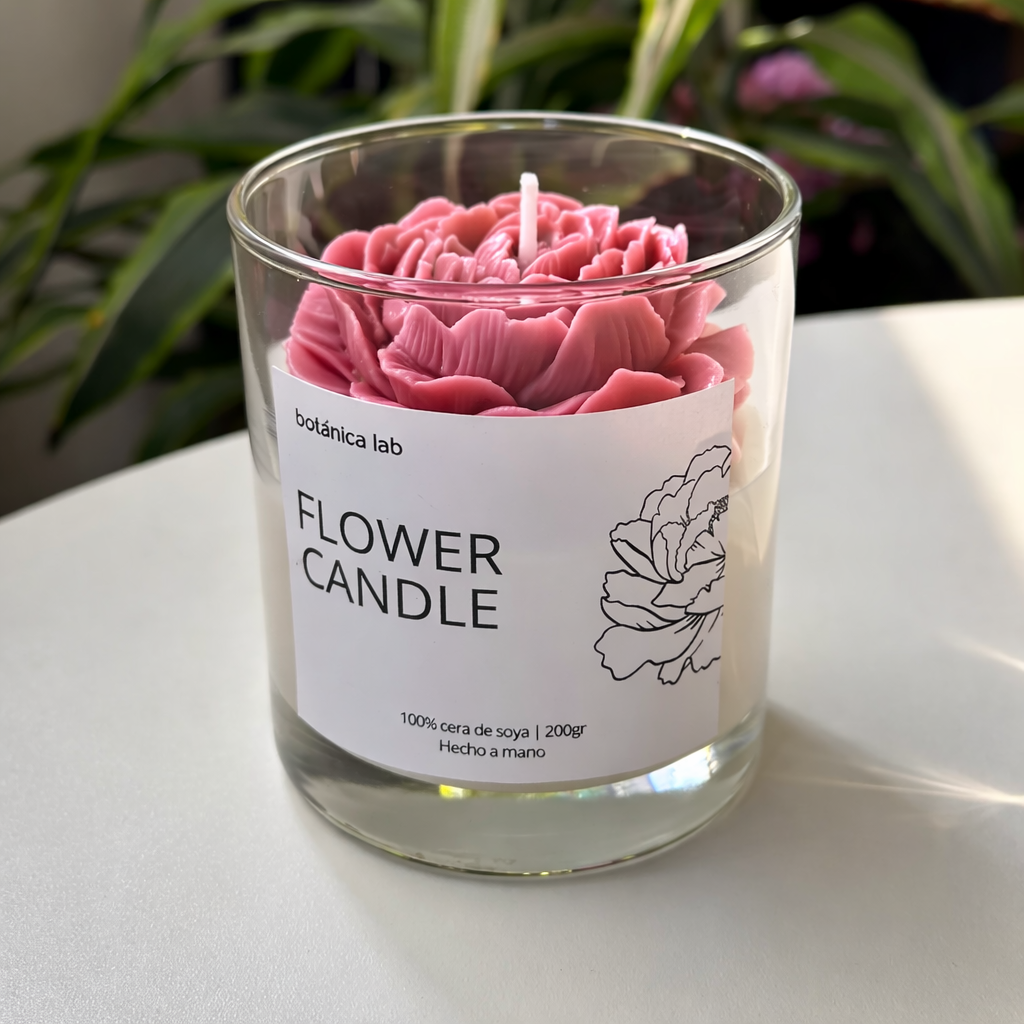Vela Flower Candle – Elegancia Floral en Cada Rincón