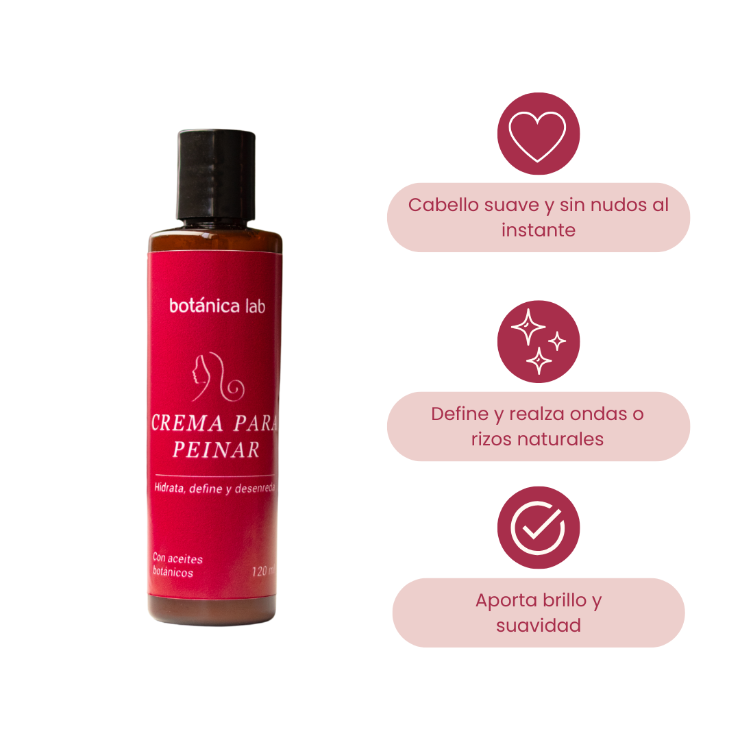 Crema para Peinar – Hidrata, Define y Controla el Frizz