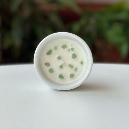 Vela Salud con Cuarzo Verde | Renueva tu Energía y Fomenta el Bienestar Integral