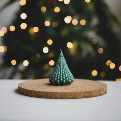 Árbol de navidad redondeado mediano - Vela de Soya