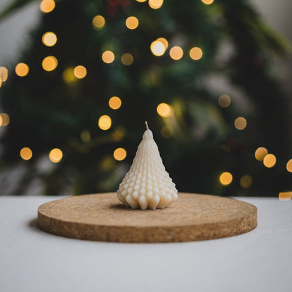 Árbol de navidad redondeado mediano - Vela de Soya