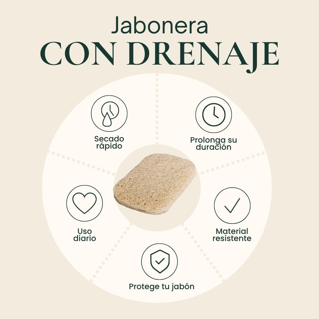 Jabonera con Drenaje