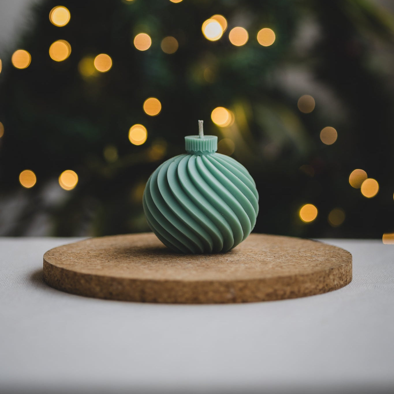 Esfera Navideña - Vela de Soya