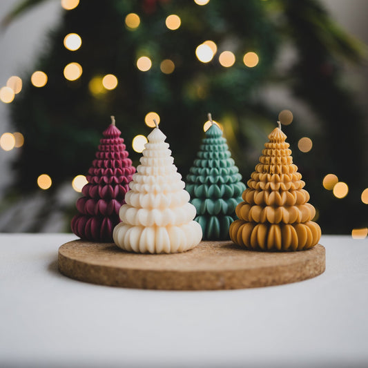Árbol de Navidad Grande - Vela de Soya