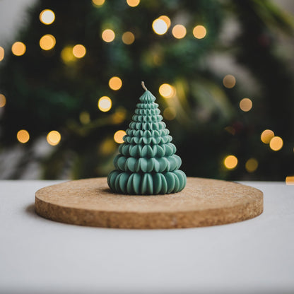 Árbol de Navidad Grande - Vela de Soya