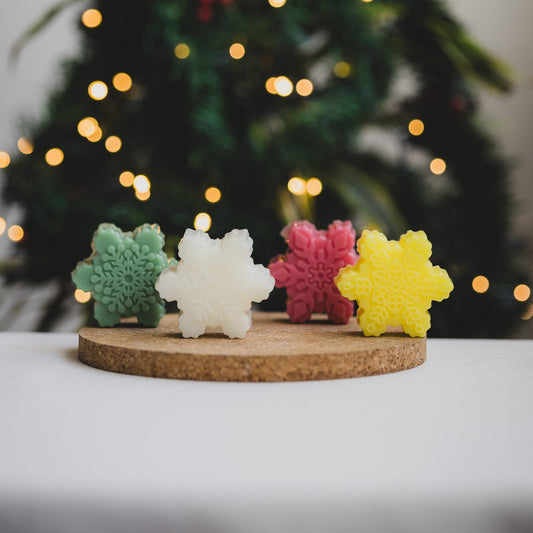 Jabón Artesanal Copo de nieve