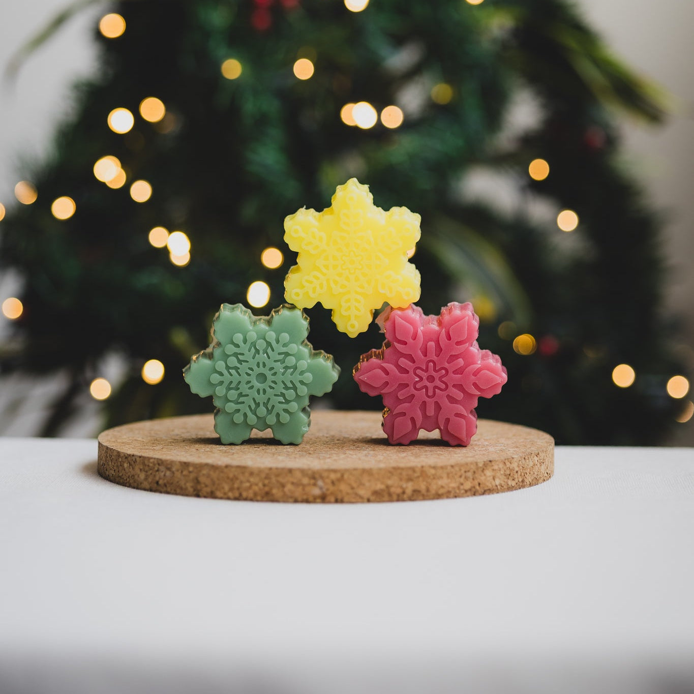 Jabón Artesanal Copo de nieve