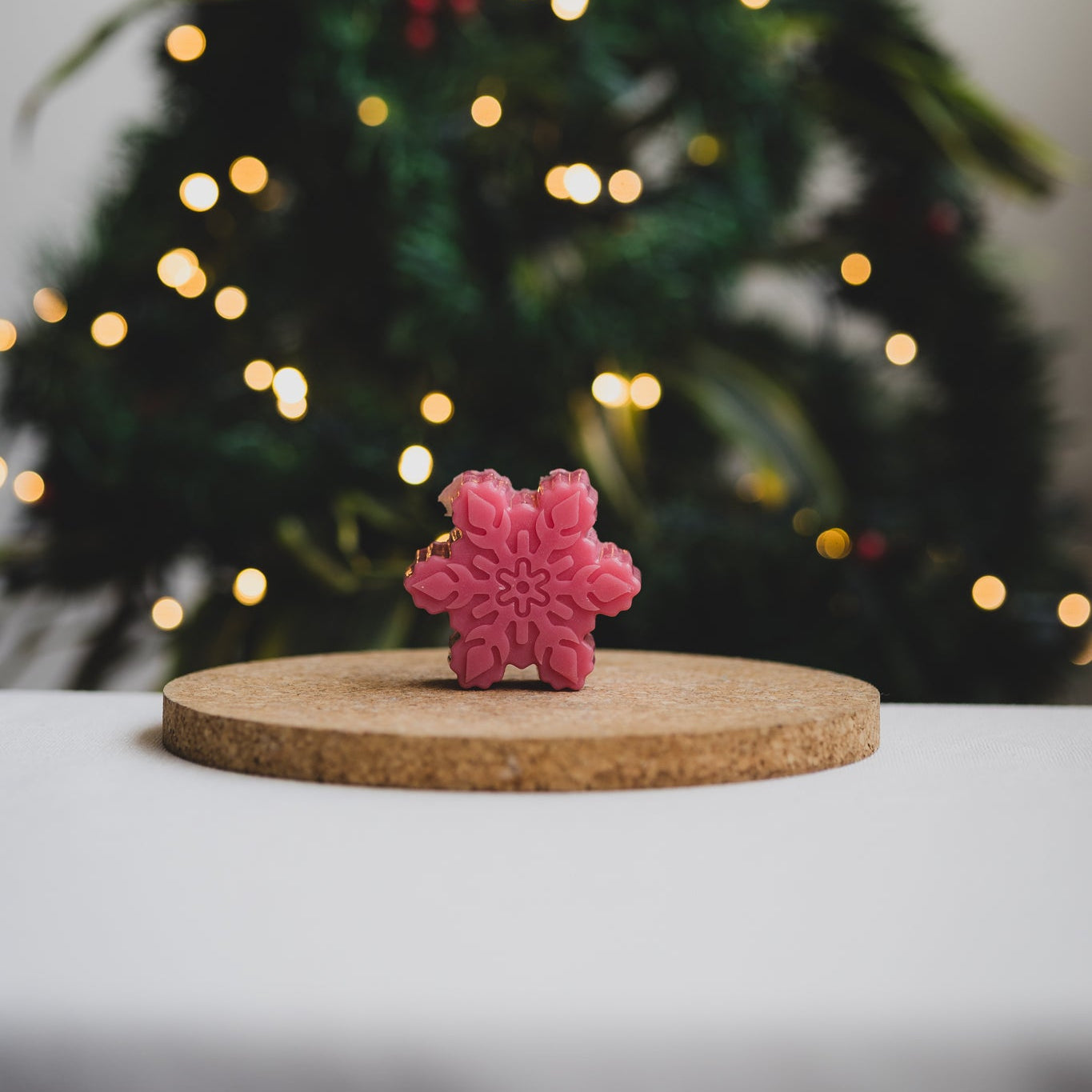 Jabón Artesanal Copo de nieve