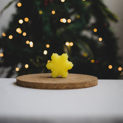 Jabón Artesanal Copo de nieve