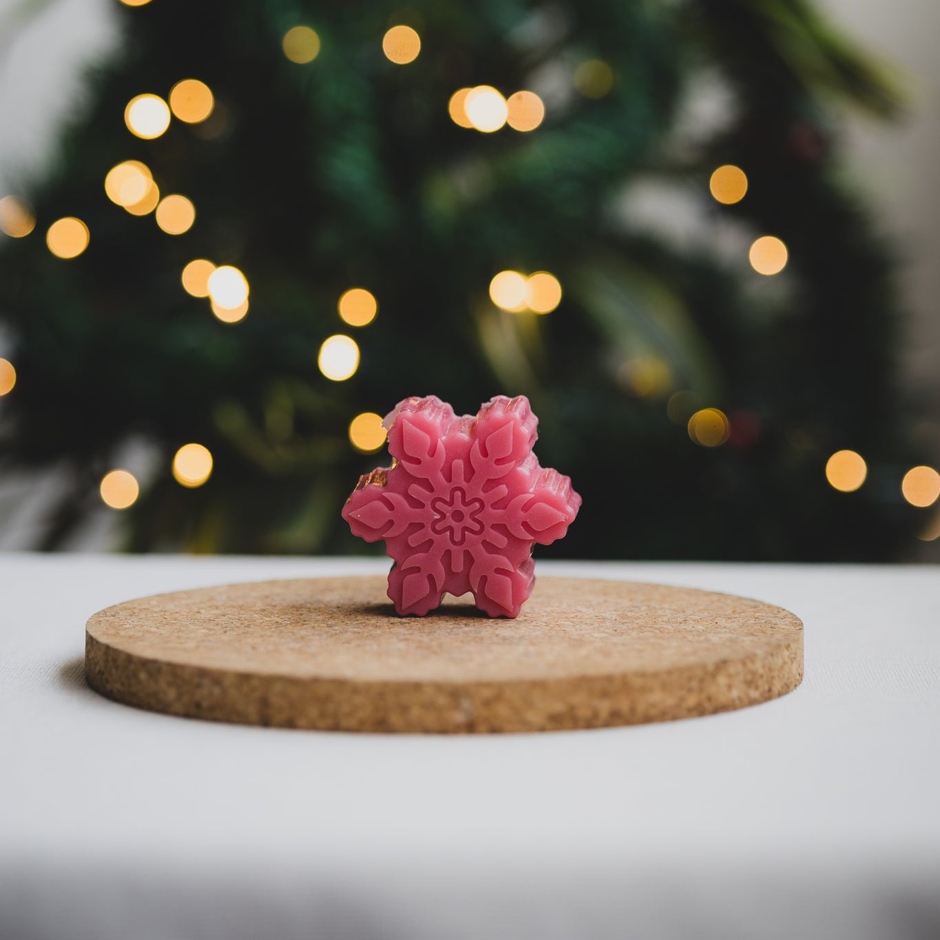 Jabón Artesanal Copo de nieve