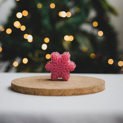 Jabón Artesanal Copo de nieve