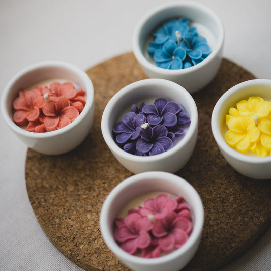 Vela Plumeria – Elegancia Floral en tu Espacio