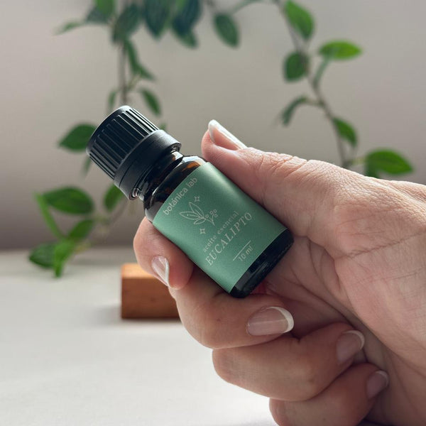 Aceite esencial de eucalipto Botánica Lab 10 ml para difusor, respiración profunda y aromaterapia