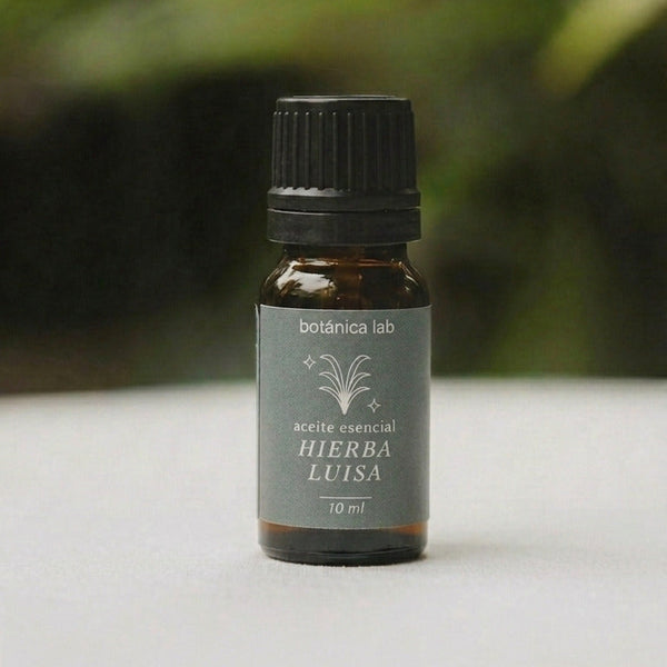 Aceite esencial de hierba luisa Botánica Lab 10 ml para claridad mental, equilibrio y aromaterapia