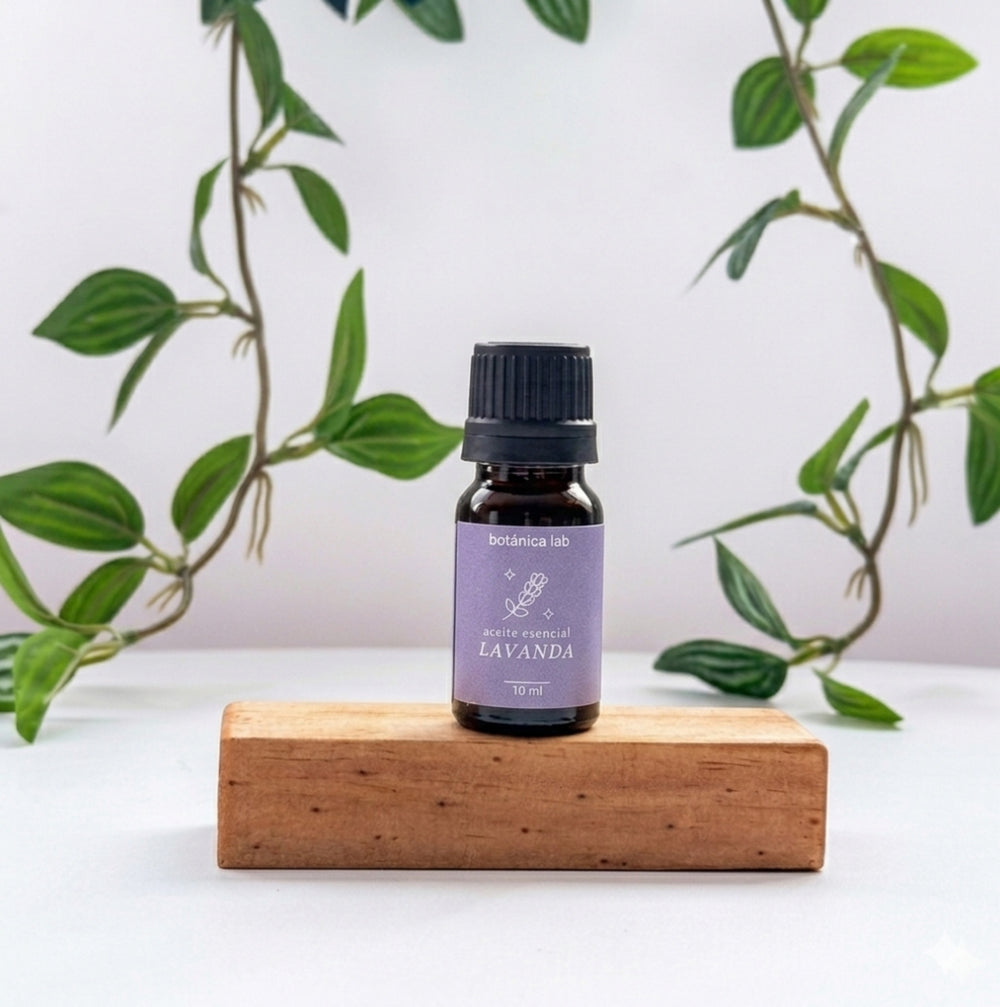 Aceite esencial de lavanda Botánica Lab 10 ml para relajación, dormir mejor y aromaterapia