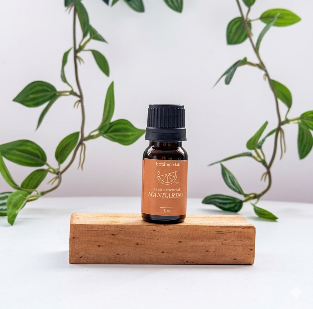 Aceite esencial de mandarina Botánica Lab 10 ml para aromaterapia, energía y bienestar emocional