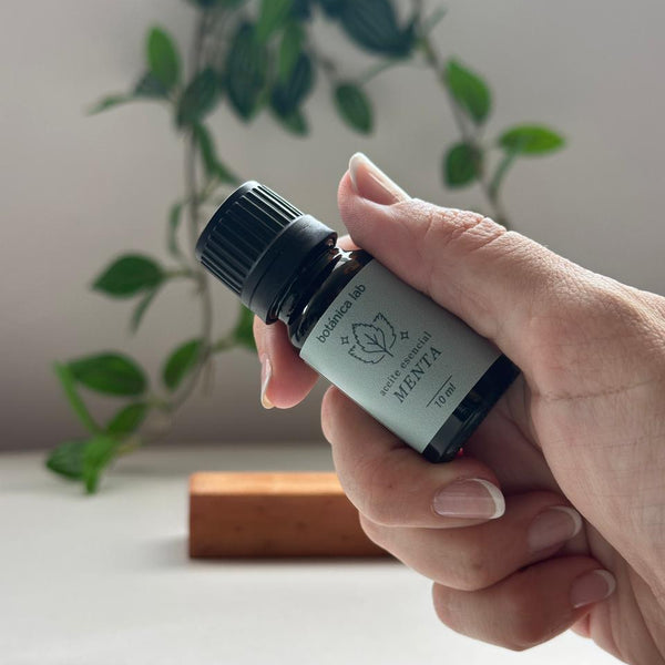 Aceite esencial de menta Botánica Lab 10 ml para claridad mental, energía y aromaterapia