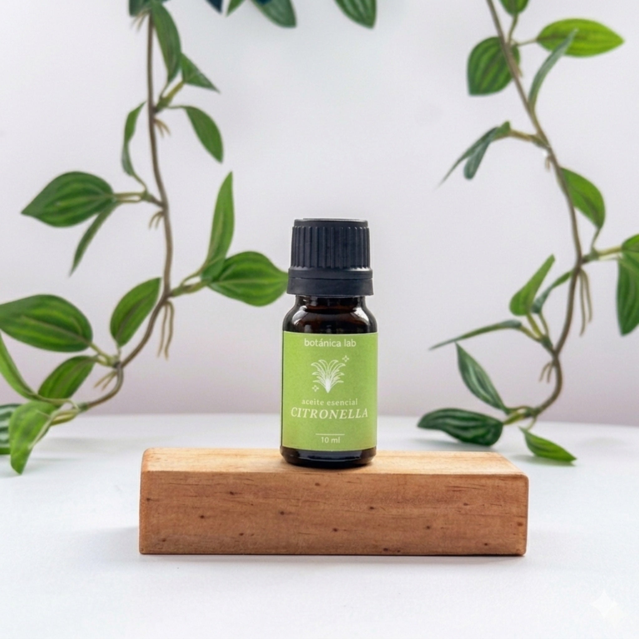 Aceite esencial de citronella Botánica Lab 10 ml para difusor, aromaterapia y repeler mosquitos naturalmente