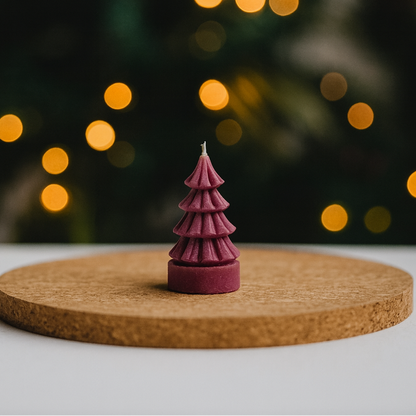 Mini Arbolito Navideño – Vela de Soya