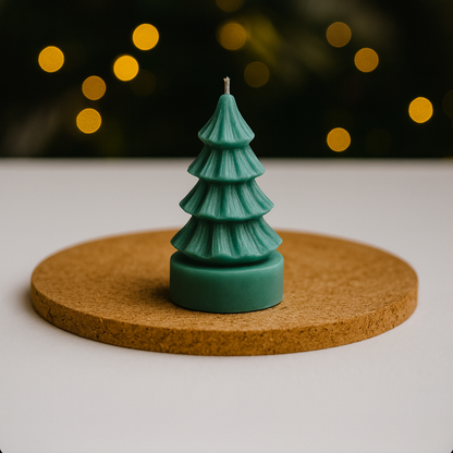 Mini Arbolito Navideño – Vela de Soya