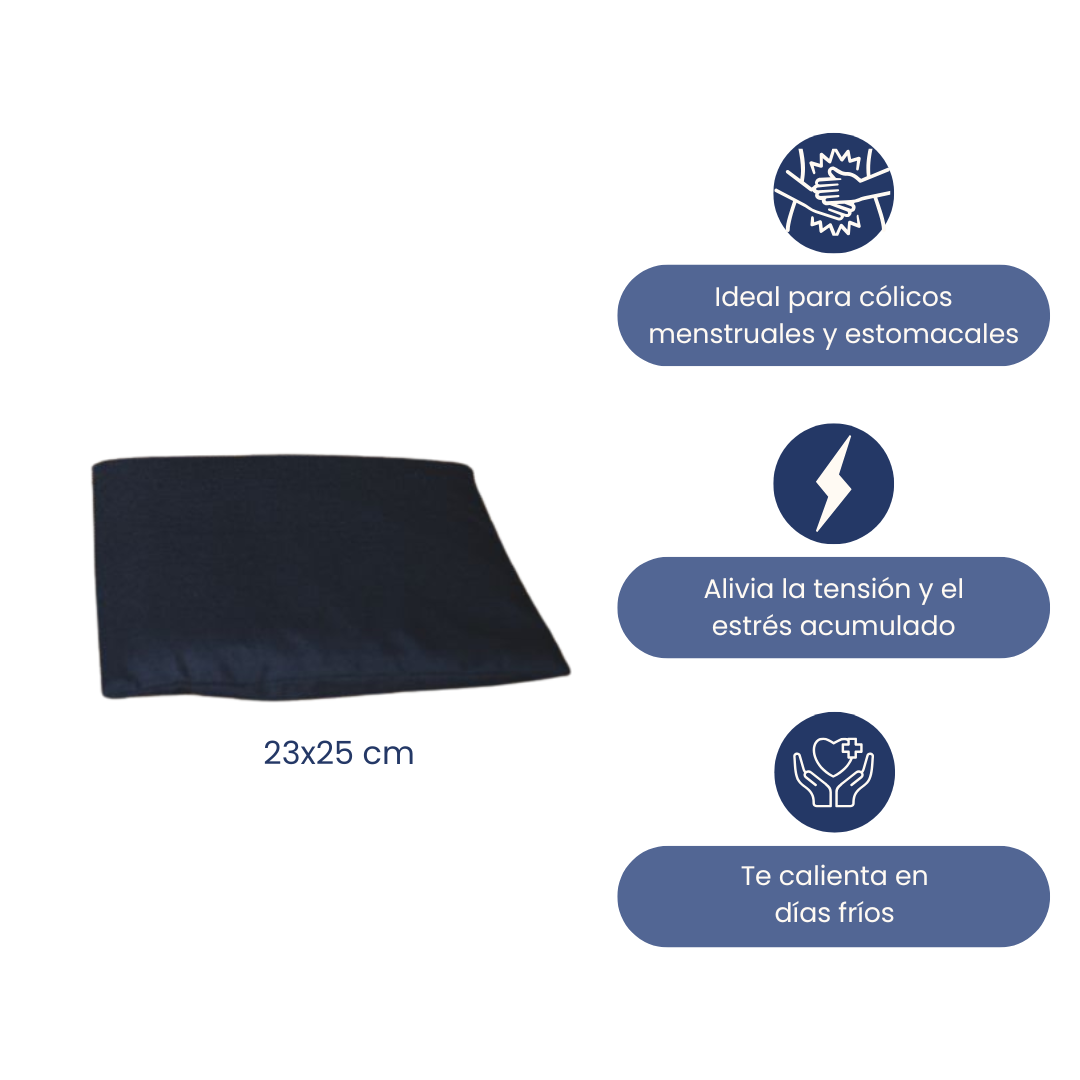 herramienta terapéutica versátil, ideal para aliviar contracturas, cólicos y molestias musculares de manera natural. Su tamaño compacto lo hace perfecto para enfocarse 