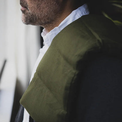 Cojín de semillas grande para aliviar dolores musculares y articulares, ideal para cuello y espalda