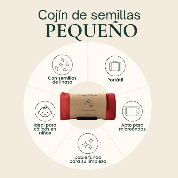 Cojín de Semillas Pequeño para Microondas – foto 2