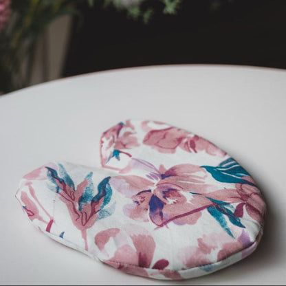 Corazón Relajante para Ojos – Almohadilla con Semillas de Linaza