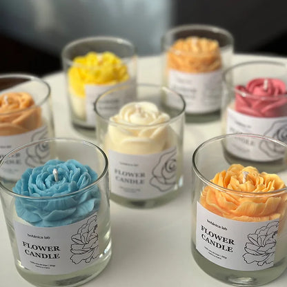 Vela Flower Candle – Elegancia Floral en Cada Rincón