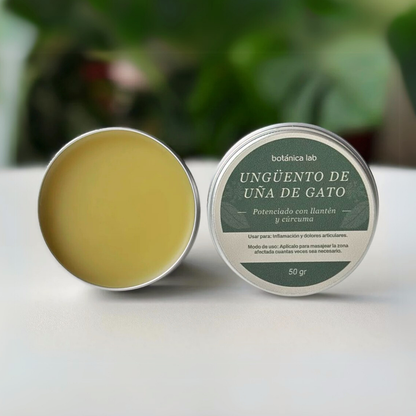 Ungüento Uña de Gato – Dolor e Inflamación Articular