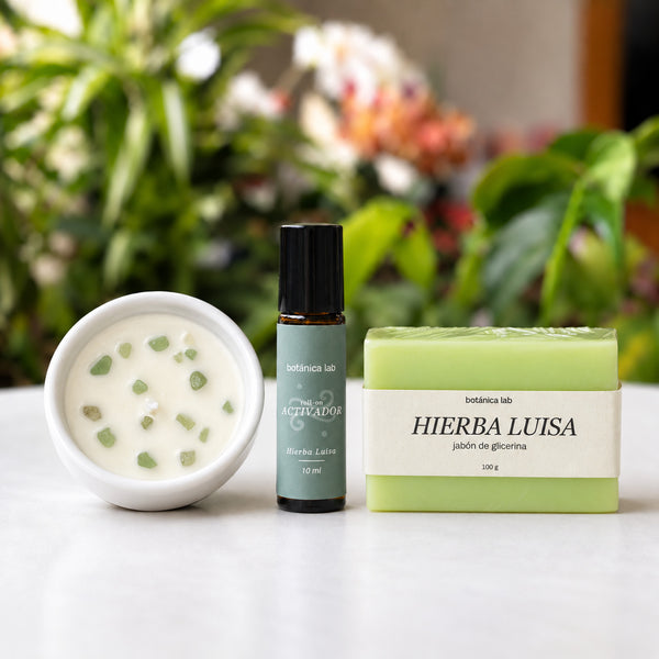 Pack Bienestar: Cuarzo Verde y Hierba Luisa – Botánica Lab