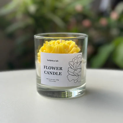 Vela Flower Candle – Elegancia Floral en Cada Rincón