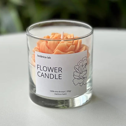 Vela Flower Candle – Elegancia Floral en Cada Rincón