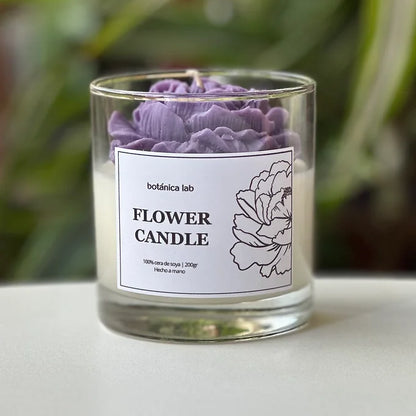 Vela Flower Candle – Elegancia Floral en Cada Rincón
