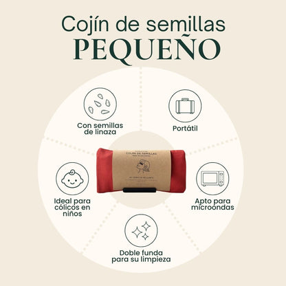 Cojín Terapéutico de Semillas Pequeño