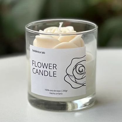 Vela Flower Candle – Elegancia Floral en Cada Rincón