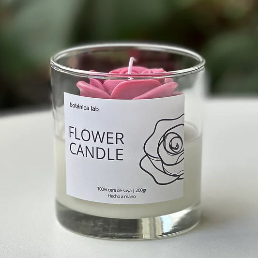 Vela Flower Candle – Elegancia Floral en Cada Rincón