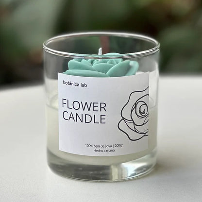 Vela Flower Candle – Elegancia Floral en Cada Rincón
