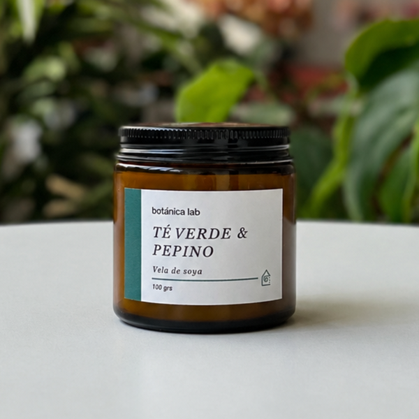 Vela Aromática de Soya en Frasco 100 g – Botánica Lab