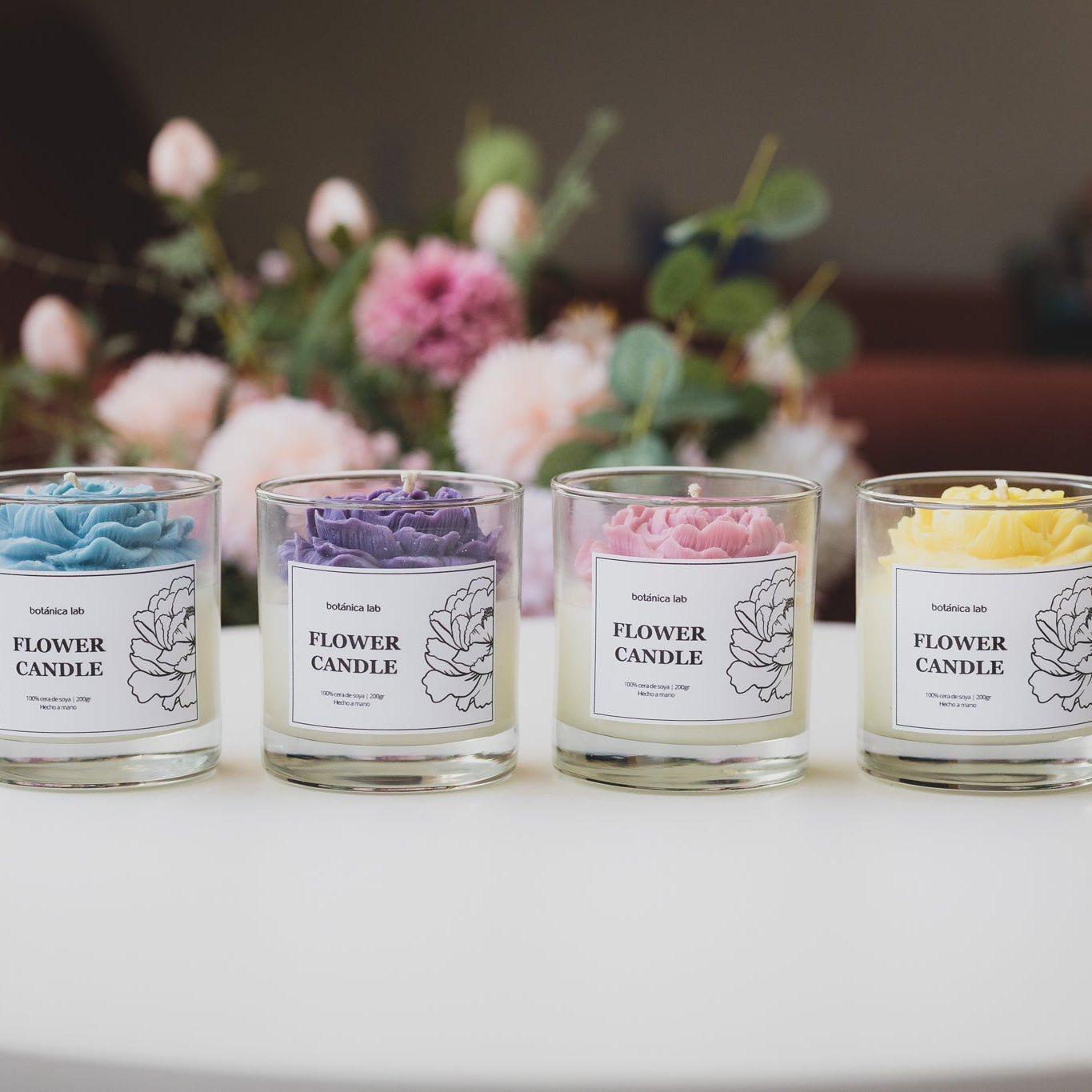 Vela Flower Candle