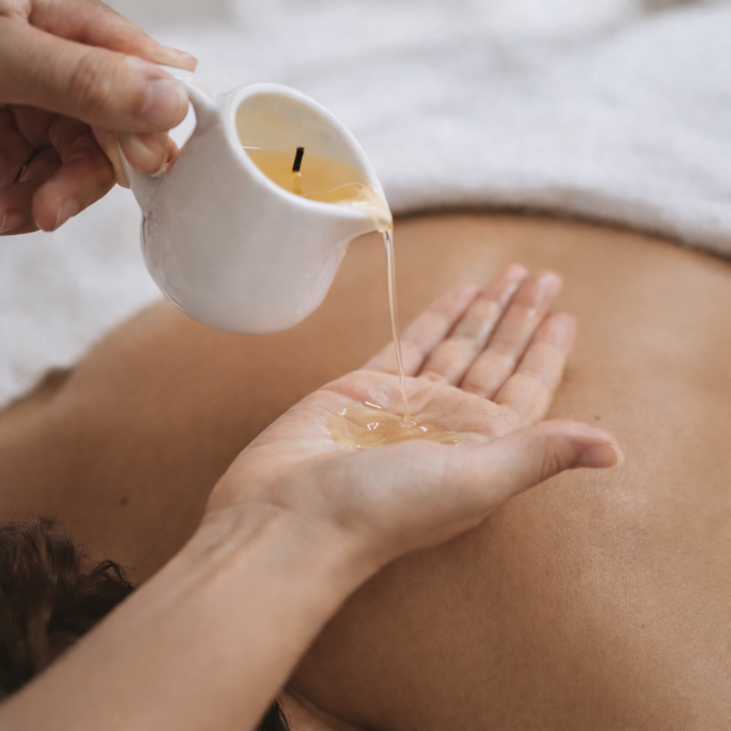 Vela de Cera para Masajes – Suavidad y Conexión